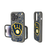 Milwaukee Brewers Paisley Soft Touch Phone Case