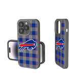 Buffalo Bills Plaid Soft Touch Phone Case-0