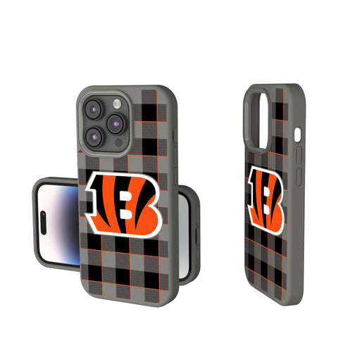 Cincinnati Bengals Plaid Soft Touch Phone Case