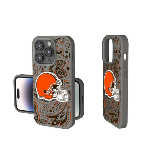 Cleveland Browns Paisley Soft Touch Phone Case