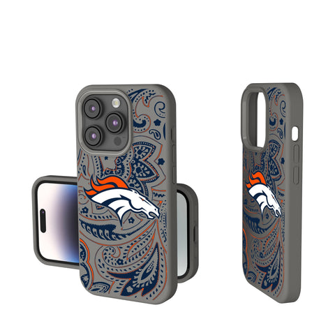 Denver Broncos Paisley Soft Touch Phone Case