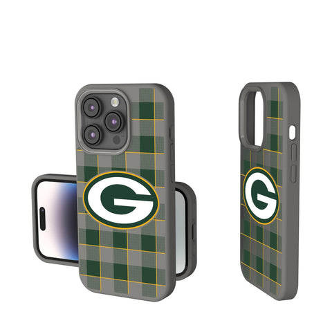 Green Bay Packers Plaid Soft Touch Phone Case