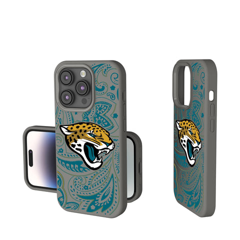 Jacksonville Jaguars Paisley Soft Touch Phone Case