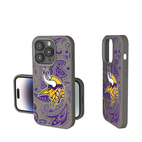 Minnesota Vikings Paisley Soft Touch Phone Case