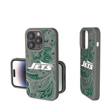 New York Jets Paisley Soft Touch Phone Case-0