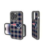 New England Patriots Plaid Soft Touch Phone Case
