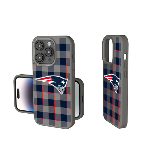 New England Patriots Plaid Soft Touch Phone Case