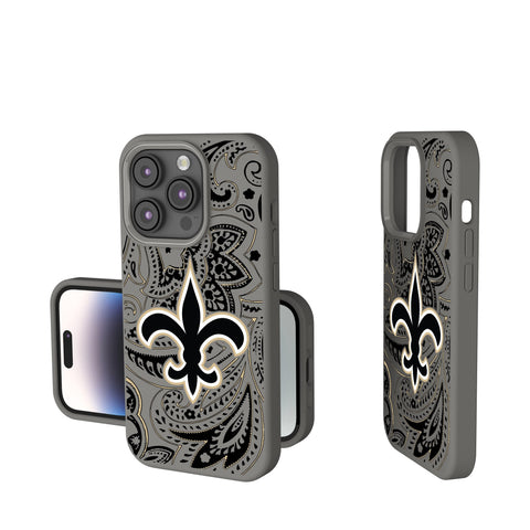 New Orleans Saints Paisley Soft Touch Phone Case-0