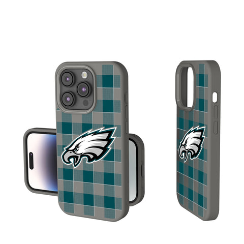 Philadelphia Eagles Plaid Soft Touch Phone Case