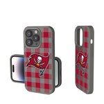 Tampa Bay Buccaneers Plaid Soft Touch Phone Case-0