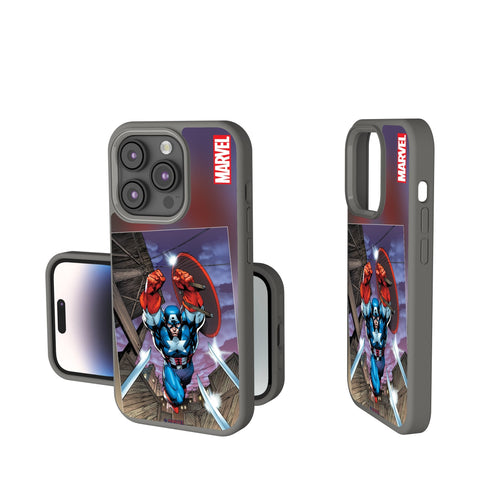 Marvel Avengers Captain America Cover Art Soft Touch Phone Case