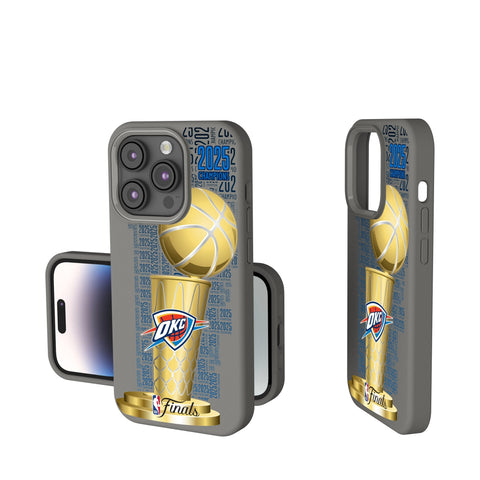 Oklahoma City Thunder 2025 NBA Champions Soft Touch Phone Case for Apple iPhone