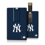 New York Yankees Yankees Solid Credit Card USB Drive 16GB-0