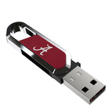 University of Alabama Crimson Tide Script A Solid USB 64GB Clip Style Flash Drive
