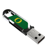 University of Oregon Ducks Solid USB 64GB Clip Style Flash Drive