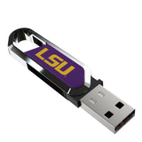 Louisiana State University Tigers Solid USB 64GB Clip Style Flash Drive