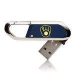 Milwaukee Brewers Solid USB 16GB Clip Style Flash Drive-0