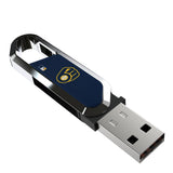 Milwaukee Brewers Solid USB 64GB Clip Style Flash Drive