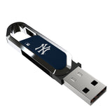 New York Yankees Solid USB 64GB Clip Style Flash Drive