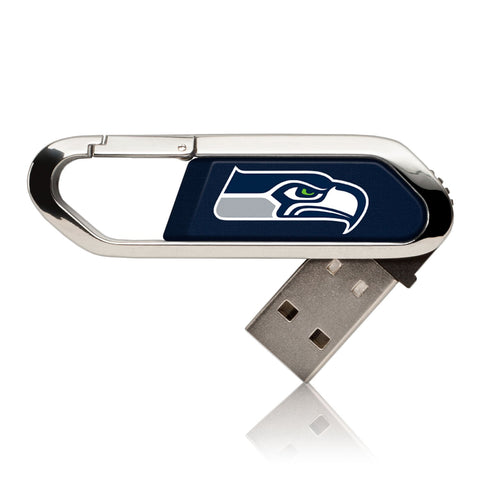 Seattle Seahawks Solid USB 16GB Clip Style Flash Drive-0