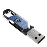 Dallas Stars Ice Flood USB 64GB Clip Style Flash Drive
