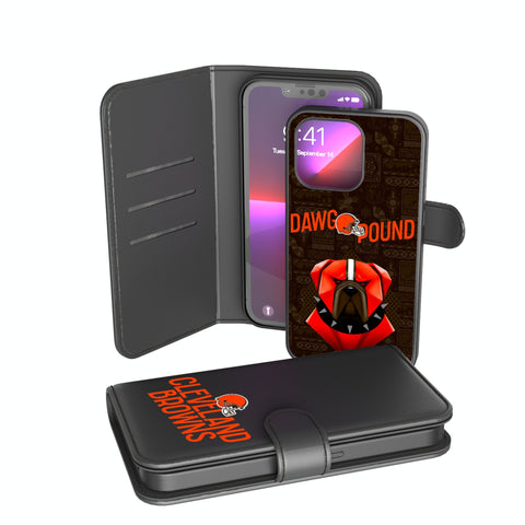 Cleveland Browns 2024 Illustrated Limited Edition Wallet Phone Case