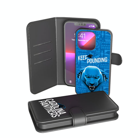 Carolina Panthers 2024 Illustrated Limited Edition Wallet Phone Case