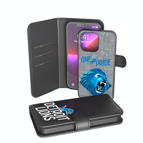 Detroit Lions 2024 Illustrated Limited Edition Wallet Phone Case
