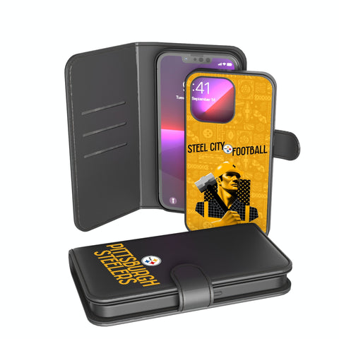 Pittsburgh Steelers 2024 Illustrated Limited Edition Wallet Phone Case-0