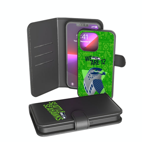 Seattle Seahawks 2024 Illustrated Limited Edition Wallet Phone Case