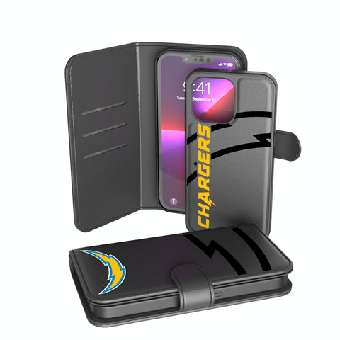 Los Angeles Chargers Monocolor Tilt Wallet Phone Case
