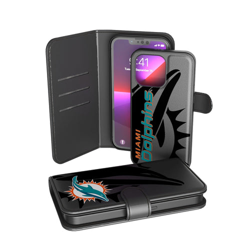 Miami Dolphins Tilt Wallet Case-0