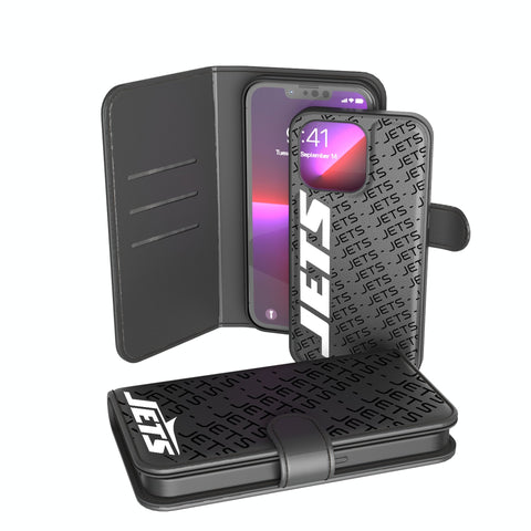 New York Jets Monocolor Tilt Wallet Phone Case