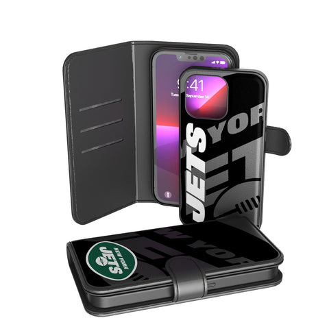 New York Jets Tilt Wallet Case-0