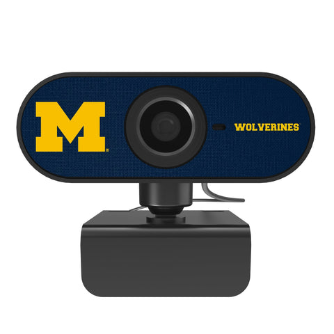 University of Michigan Wolverines Solid Webcam