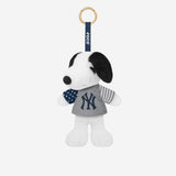 New York Yankees Americana Plush Snoopy Peanuts Bag Charm Keychain