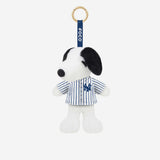 New York Yankees Plush Snoopy Peanuts Bag Charm Keychain