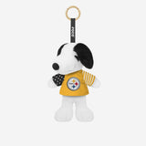 Pittsburgh Steelers Americana Plush Snoopy Peanuts Bag Charm Keychain
