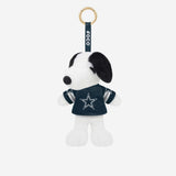 Dallas Cowboys Plush Snoopy Peanuts Bag Charm Keychain