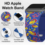 Kansas Jayhawks HD Apple Watch Band