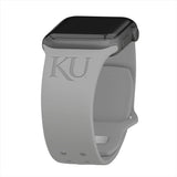 Kansas Jayhawks Engraved Apple Watch Band