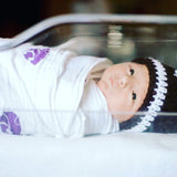Kansas State University Muslin Swaddle Blanket – Soft Breathable 47x47 Baby Blanket – Officially Licensed Wildcats Newborn Gift