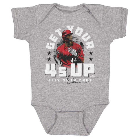 Elly De La Cruz Cincinnati 4's Up WHT