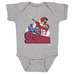 Kyle Schwarber Philadelphia Graffiti WHT