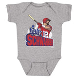 Kyle Schwarber Philadelphia Graffiti WHT