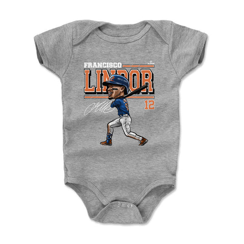 Francisco Lindor Cartoon WHT