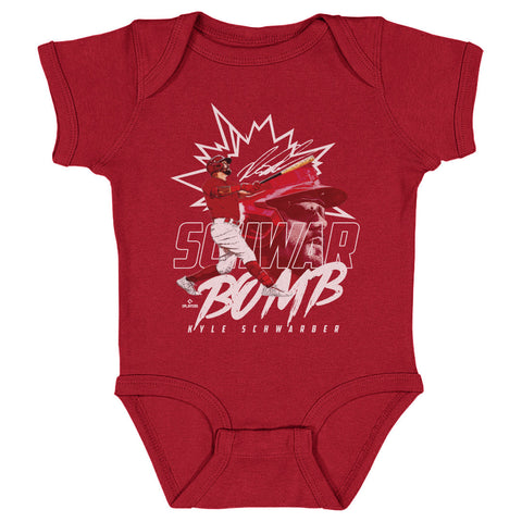 Kyle Schwarber Philadelphia Dual Schwar Bomb WHT