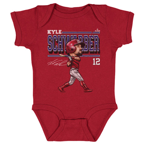 Kyle Schwarber Philadelphia Cartoon WHT