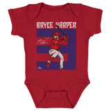 Bryce Harper Number B WHT