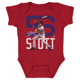 Bryson Stott Philadelphia Bold Number WHT